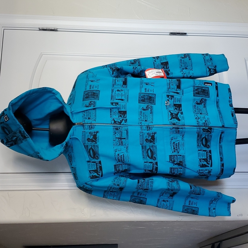 Men's Burton Zip Up Hoodie NWT